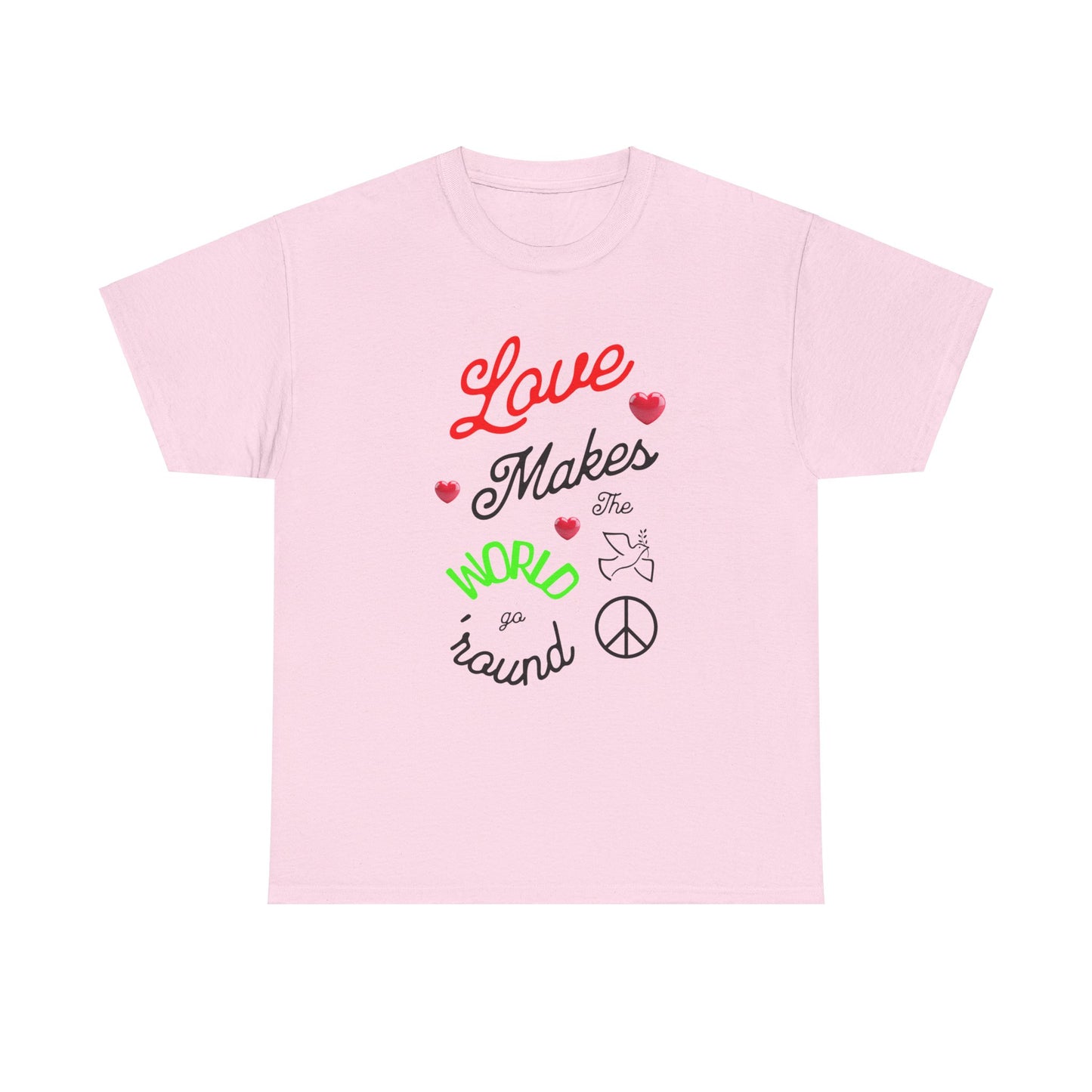 Love, Positive Message, Lady's - Cotton Tee