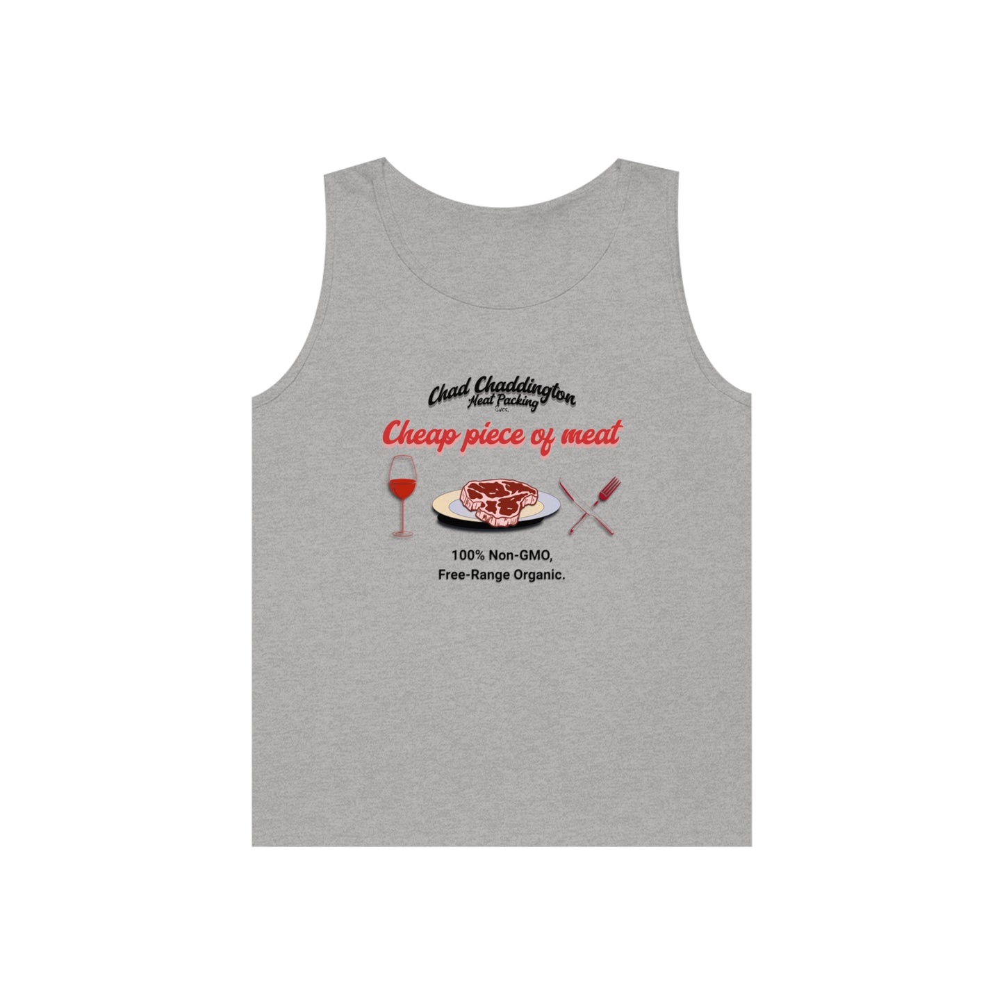 Chad, Cheap Piece of Meat, Heavy Cotton Tank Top