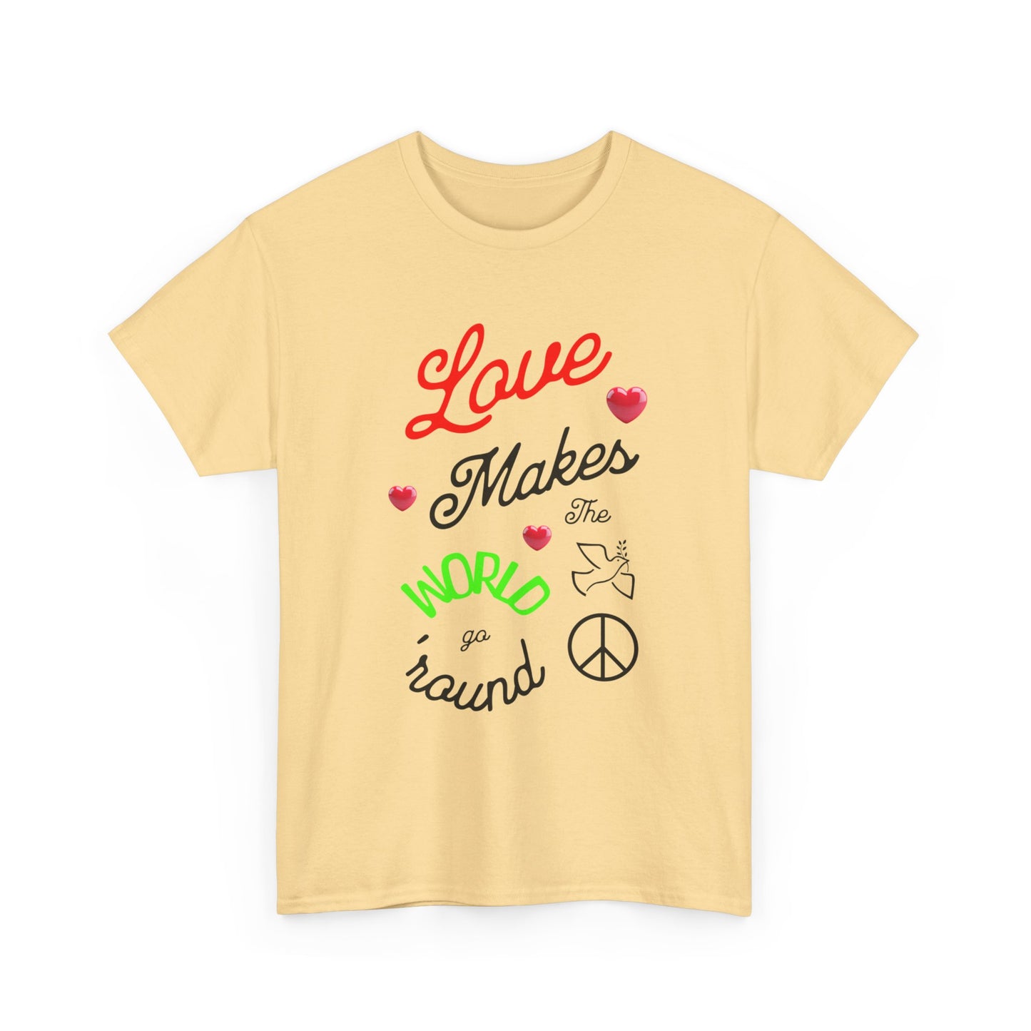 Love, Positive Message, Lady's - Cotton Tee