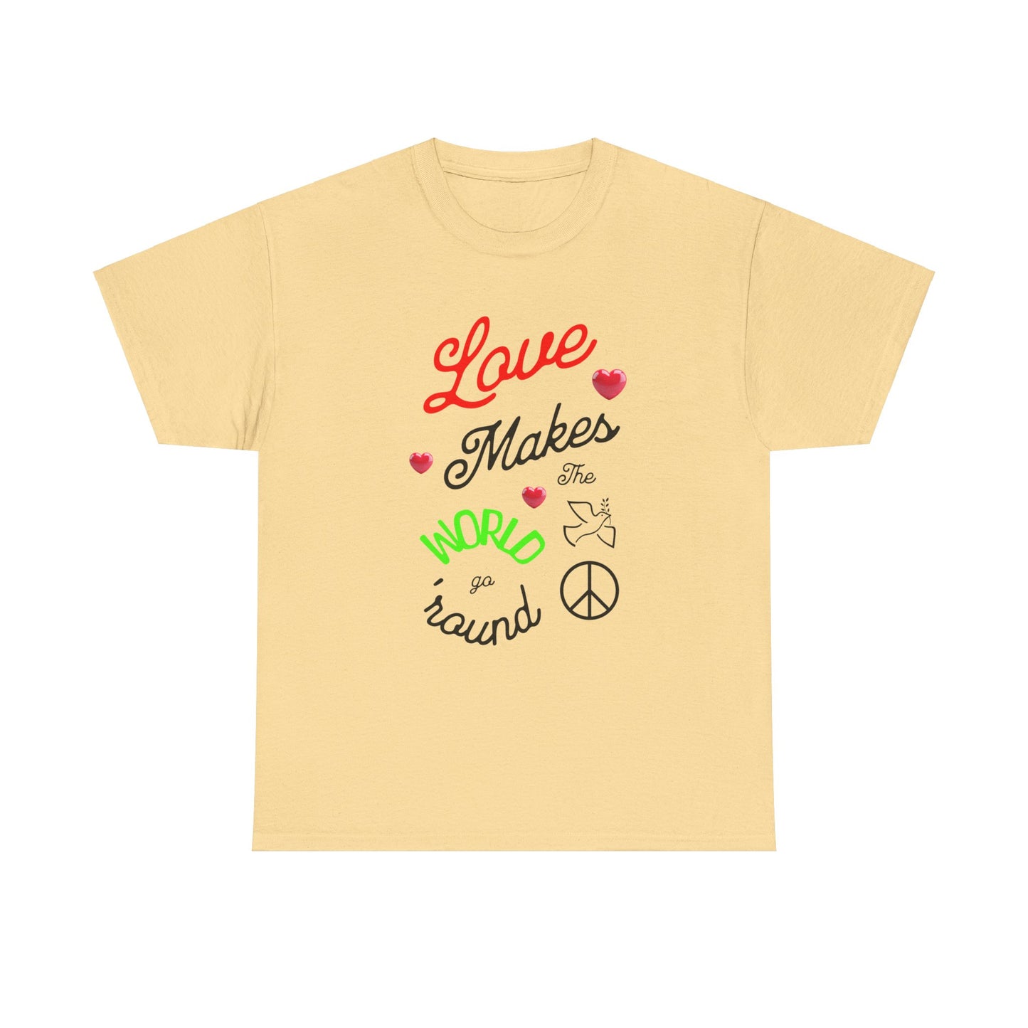 Love, Positive Message, Lady's - Cotton Tee