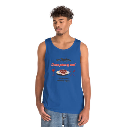 Chad, Cheap Piece of Meat, Heavy Cotton Tank Top