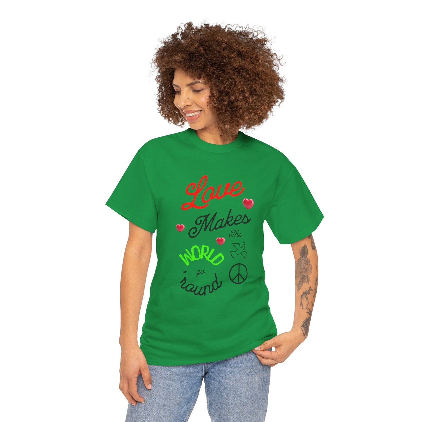 Love, Positive Message, Lady's - Cotton Tee
