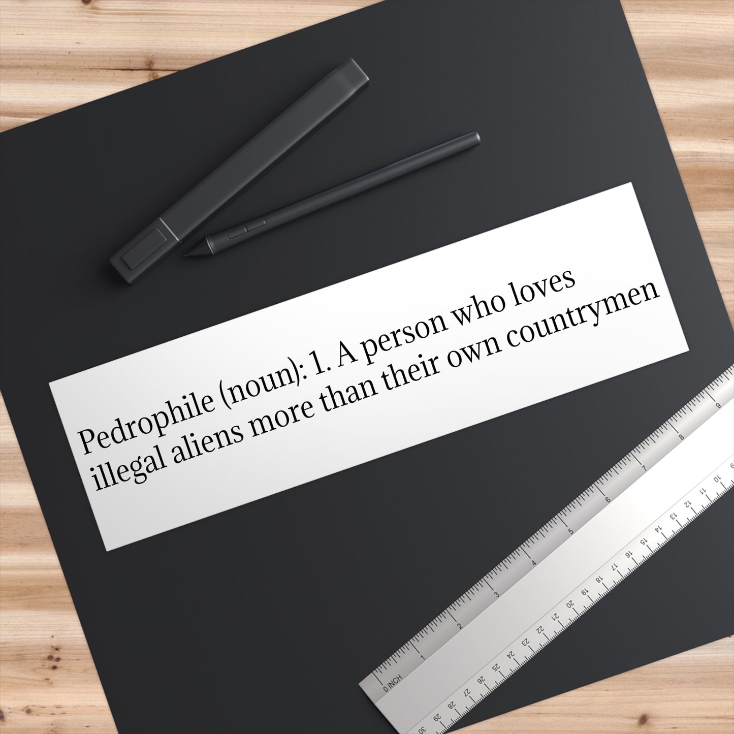 Definitions, Nouns, Laws, 11x3 Easy Peel Bumper Sticker