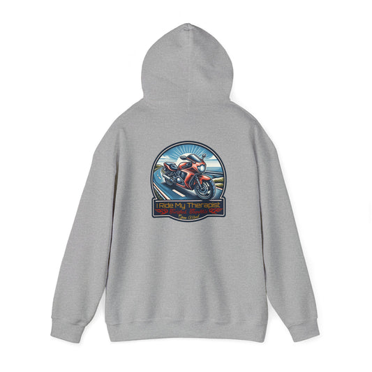Motorcycle Therapy, Heavy Blend™ Hooded Sweatshirt