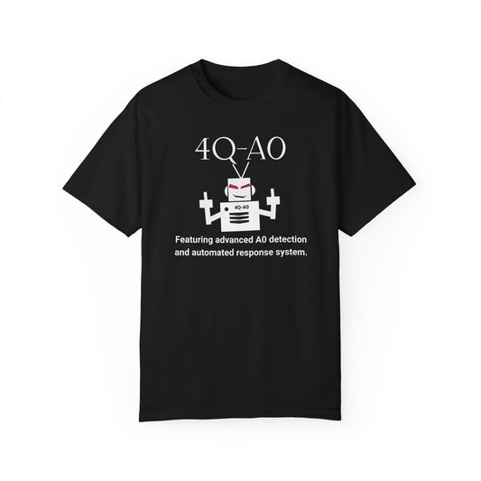 4Q-A0, Robot, Medium Weight, Relaxed Fit, Garment-Dyed T-shirt