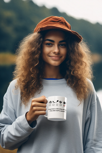 Funny, Kinky, Coffee Fetish, 11 oz, Ceramic Coffee Mug,